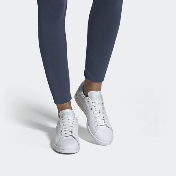 Giày Thể Thao Adidas StanSmith White Mint EF9318 Màu Trắng Phối Xanh - 1