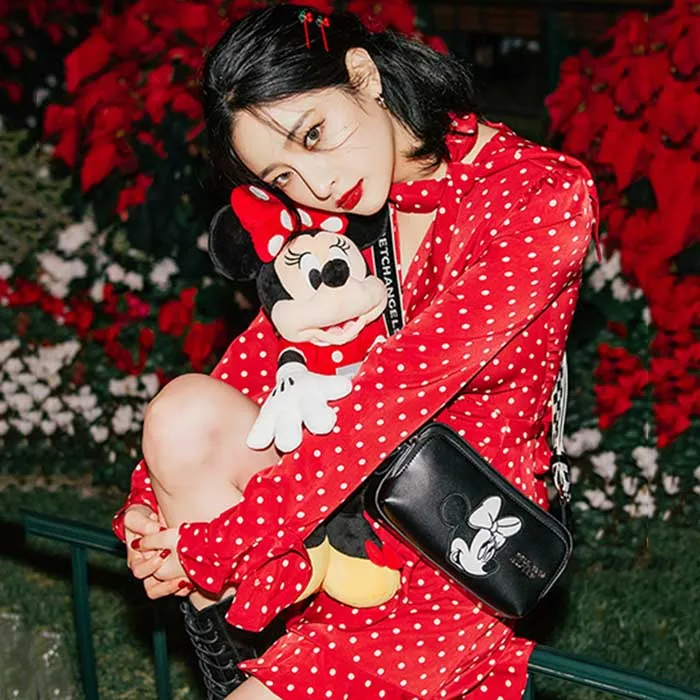 Túi Đeo Chéo Stretch Angels Panini Mouse Minnie SUMR21011-BK Màu Đen - Túi xách - Vua Hàng Hiệu