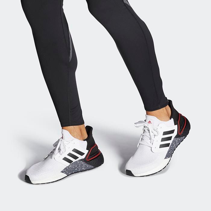 Giày Thể Thao Adidas Ultraboost 20 White Scarlet Màu Trắng - 1