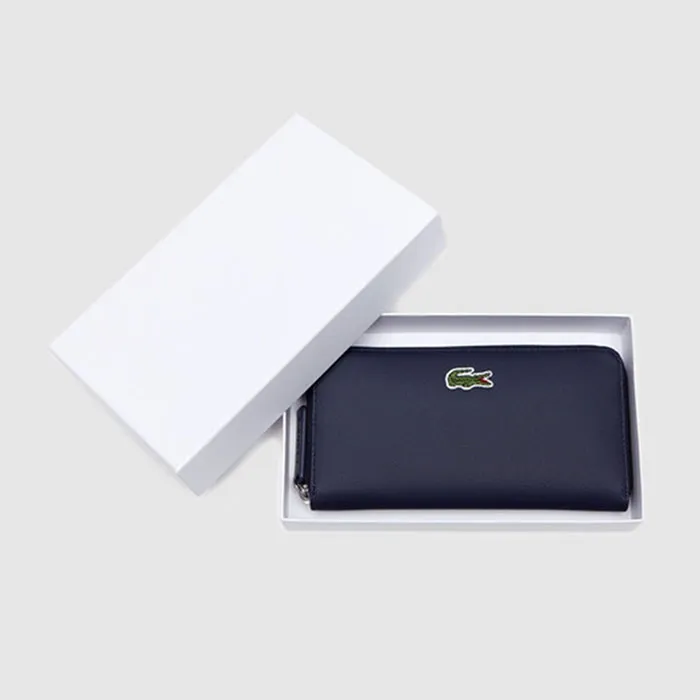 Ví Lacoste Women's Black Wallet With Zip Màu Xanh Navy
