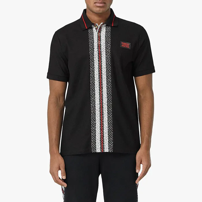 Áo Polo Burberry Monogram Stripe Shirt Màu Đen Size XS - Thời trang - Vua Hàng Hiệu