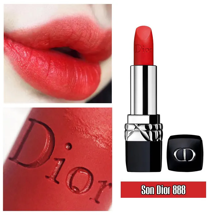Mua Son Dior Rouge 888 Strong Matte Màu Đỏ Cam - From Satin To Matte, chính  hãng, Giá tốt