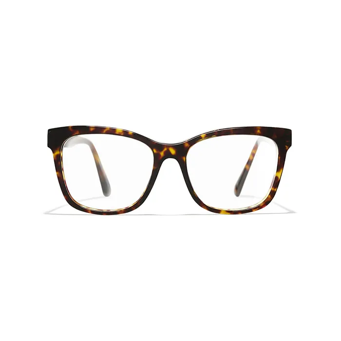 Kính Mắt Cận Chanel Square Eyeglasses Dark Tortoise A75208 X08101 V3714 - Kính mắt - Vua Hàng Hiệu