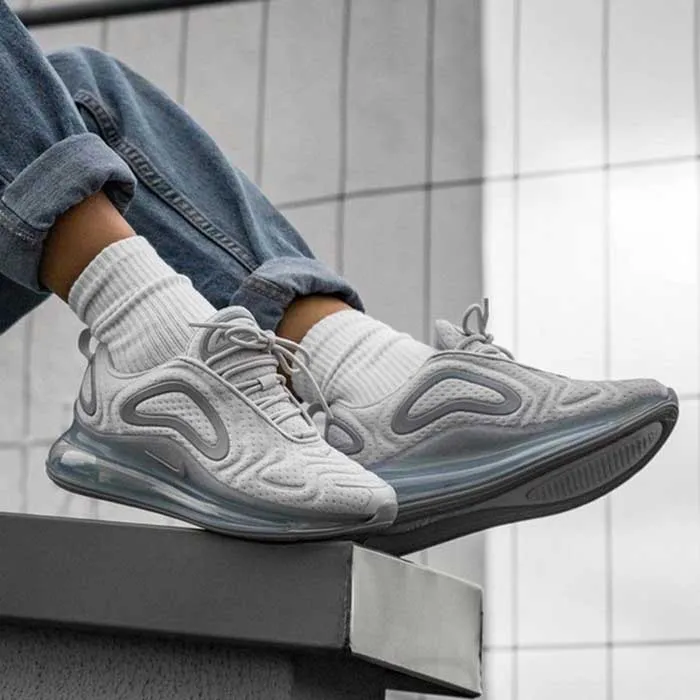 Giày Thể Thao Nike Air Max 720 Vast Grey Màu Trắng