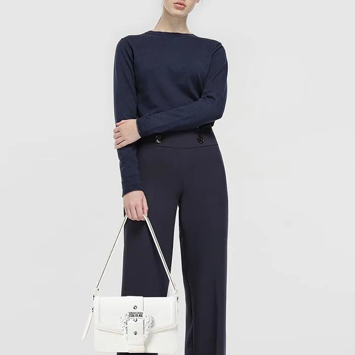 Túi Đeo Vai Versace Jeans Couture Women's Small White Crossbody Bag Màu Trắng