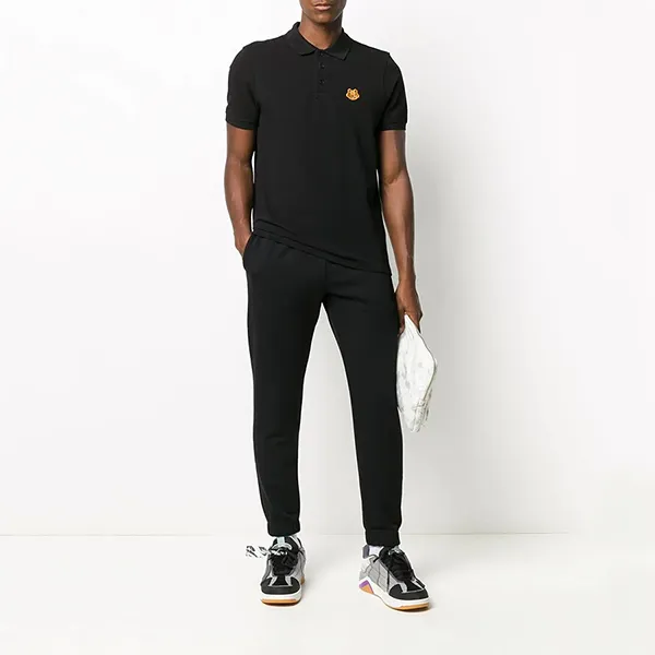 Áo Polo Kenzo Tiger Patch Polo Shirt PFA65PO0014PU 99 Màu Đen - Thời trang - Vua Hàng Hiệu