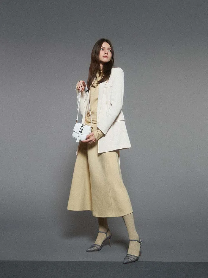 Túi Đeo Vai Nữ Charles & Keith CNK Girls Adore Crossbody Bag Màu Trắng