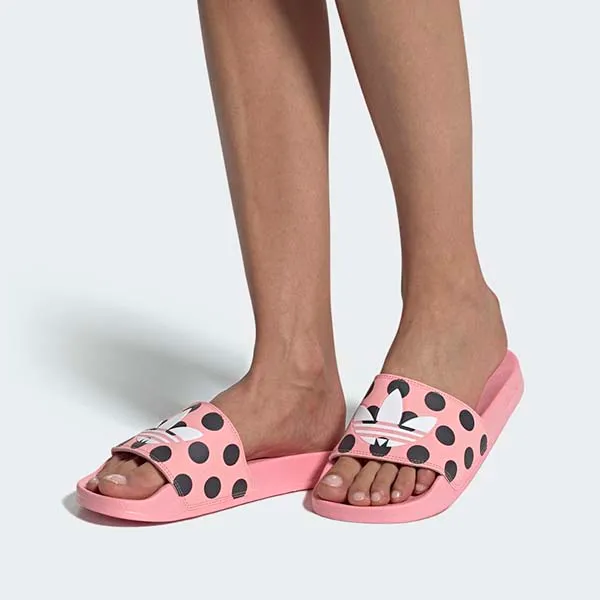 Dép Quai Ngang Adidas Adilette Lite Slides Glow Pink Màu Hồng