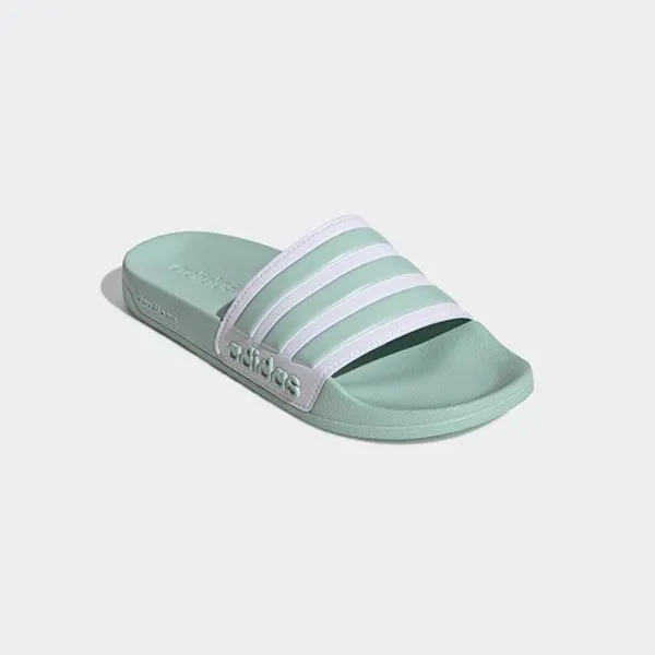 Dép Quai Ngang Adidas Adilette Slides Shower Green Tint Màu Xanh Bạc Hà
