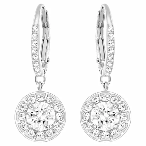 Khuyên Tai Swarovski Angelic Pierced Earrings White Rhodium Plated 5142721 Màu Bạc - Trang sức - Vua Hàng Hiệu