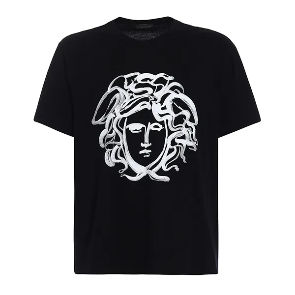 Áo Thun Versace Medusa Paint Black Tee Màu Đen
