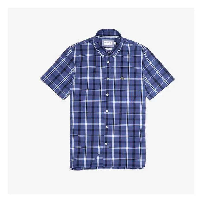 Áo Sơ Mi Nam Lacoste Regular Fit Blue Màu Xanh - Thời trang - Vua Hàng Hiệu