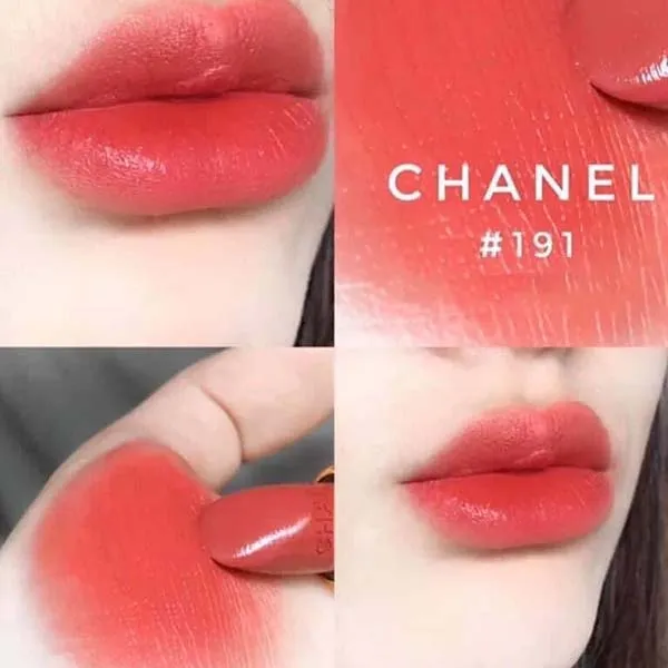 Son Chanel Rouge Allure Màu 191 Rouge Brulant Màu Hồng Cam Đào - Son Môi - Vua Hàng Hiệu