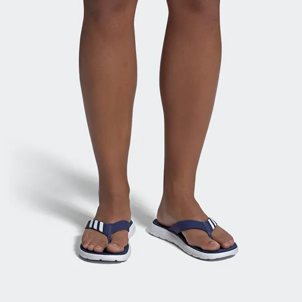 Dép Xỏ Ngón Adidas Comfort Flip Flop EG2068 Xanh Navy - Dép - Vua Hàng Hiệu