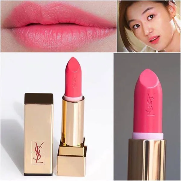 Son Yves Saint Laurent YSL Rouge Pur Couture 52 Rosy Coral Màu Hồng Cam