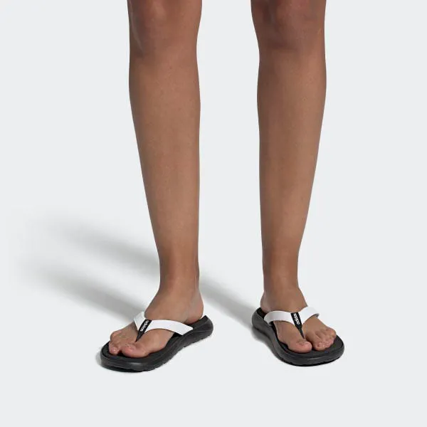 Dép Xỏ Ngón Adidas Comfort EG2065 Màu Đen Trắng Size 40.5