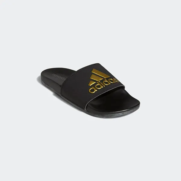 Dép Quai Ngang Adidas Adilette Core Black Gold Metallic Màu Đen