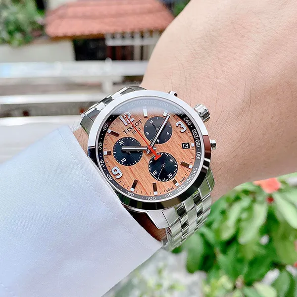 Đồng Hồ Tissot PRC 200 Basketball Brown Dial Mens Chronograph T055.417.11.297.01