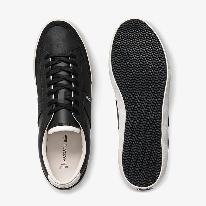 Giày Thể Thao Lacoste Coupole Leather 120 Màu Đen Size 41