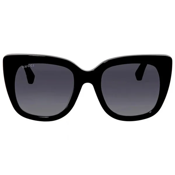 Kính Mát Gucci Grey Gradient Square Ladies Sunglasses GG0163S 001 51 Màu Xám