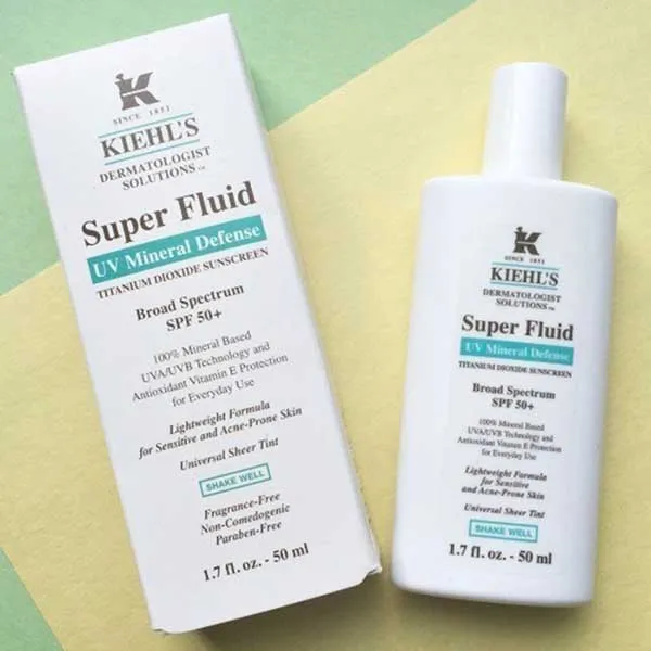 Kem Chống Nắng Cho Da Mụn Kiehl's Ultra Light Daily UV Defense Mineral Sunscreen SPF 50 PA+++ - Kem chống nắng - Vua Hàng Hiệu