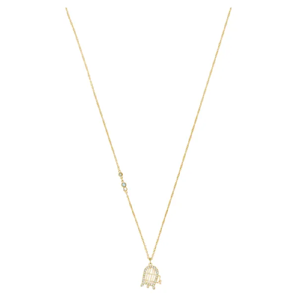 Dây Chuyền Swarovski Looney Tunes Tweety Pendant Multi-colored Gold-tone Plated - Trang sức - Vua Hàng Hiệu