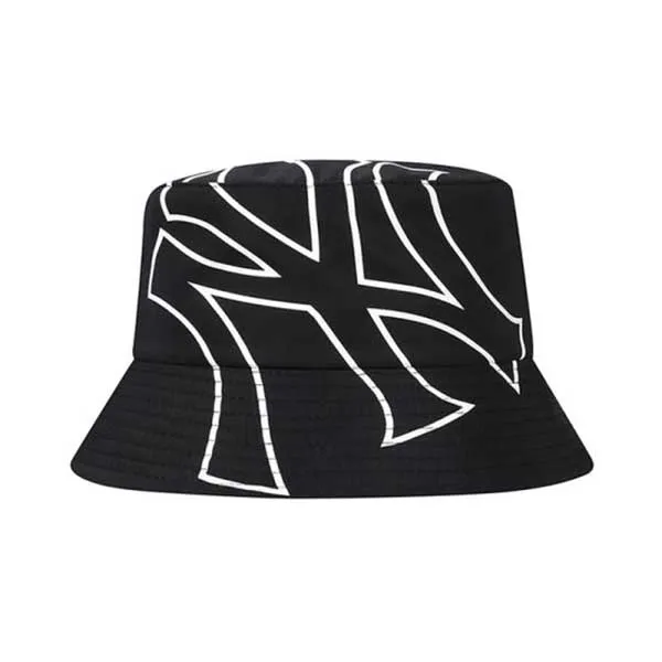 Mũ MLB Caps Across Logo Series Fisherman Hat New York Yankees 32CPHN011-50L Màu Đen