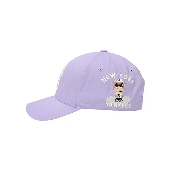 Mũ MLB Cash Cow Unisex Curved Cap Purple New York Yankees 32CPKC111-50V Màu Tím