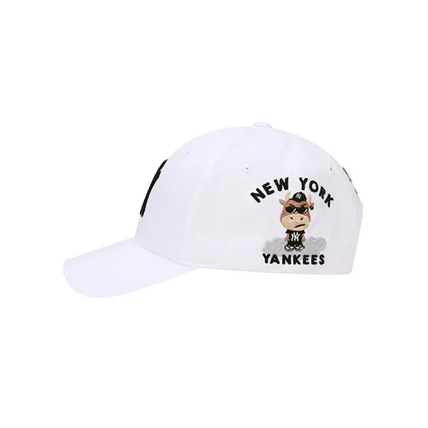 Mũ MLB Cash Cow Unisex Curved Cap White New York Yankees 32CPKC111-50W Màu Trắng