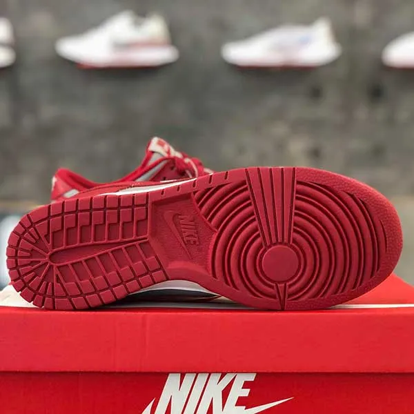 Giày Thể Thao Nike Dunk Low Retro 2021 University Red Grey Màu Đỏ Size 42 - Giày - Vua Hàng Hiệu