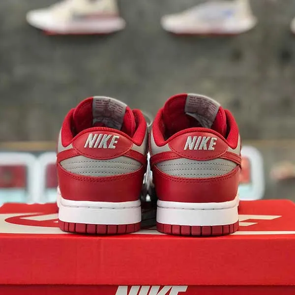 Giày Thể Thao Nike Dunk Low Retro 2021 University Red Grey Màu Đỏ Size 42 - Giày - Vua Hàng Hiệu