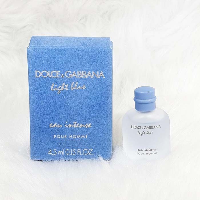 Thiết kế chai nước hoa Dolce & Gabbana Light Blue Pour Homme mini 4.5ml
