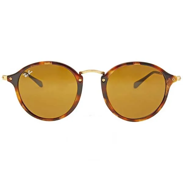 Kính Rayban Round Fleck Brown Classic B-15 Sunglasses RB2447 1160 49 - Kính mắt - Vua Hàng Hiệu