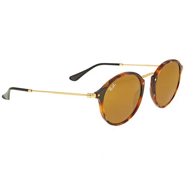 Kính Rayban Round Fleck Brown Classic B-15 Sunglasses RB2447 1160 49 - Kính mắt - Vua Hàng Hiệu