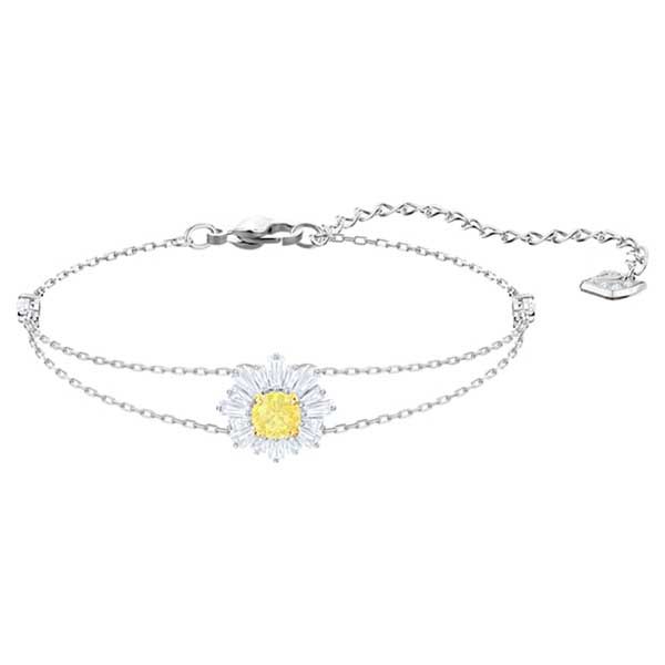 Vòng Đeo Tay Swarovski Sunshine Bracelet White Rhodium Plated 5459594 - 1