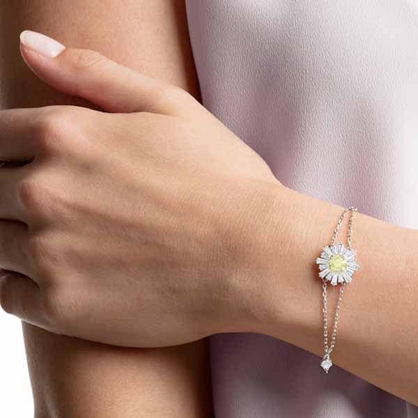 Vòng Đeo Tay Swarovski Sunshine Bracelet White Rhodium Plated 5459594 - 4