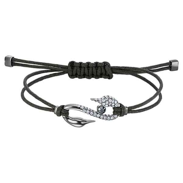 Vòng Đeo Tay Swarovski Power Collection Hook Bracelet Dark Gray Ruthenium Plated - 1