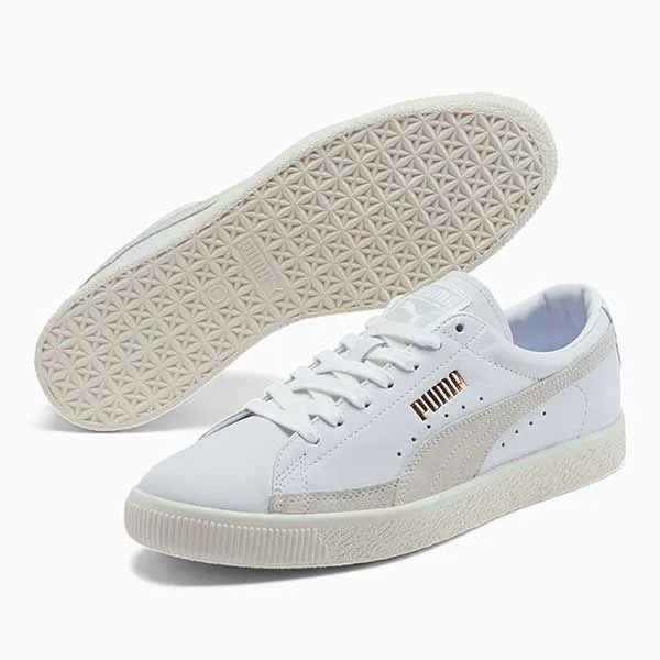 Giày Thể Thao Puma Basket 90680 Lux Màu Trắng Size 42