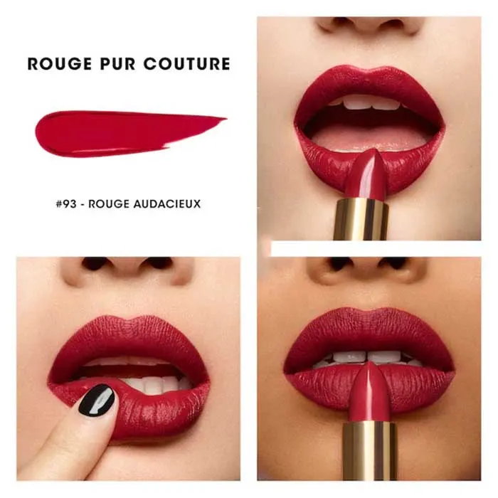 Son Yves Saint Laurent YSL 93 Rouge Audacieux Màu Đỏ Ruby