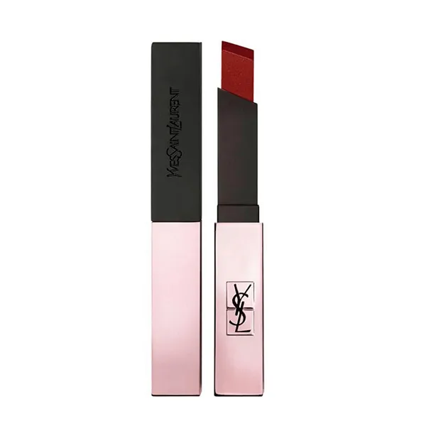 Son Yves Saint Laurent YSL Rouge Pur Couture The Slim Glow Matte 202 Insurgent Red Màu Đỏ Đất (trendy ) - Son Môi - Vua Hàng Hiệu