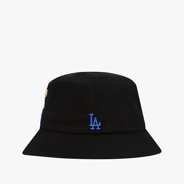 Mũ MLB Logomania Bucket Hat La Dodgers 32CPHI111-07L Màu Đen Size 57 - Mũ nón - Vua Hàng Hiệu