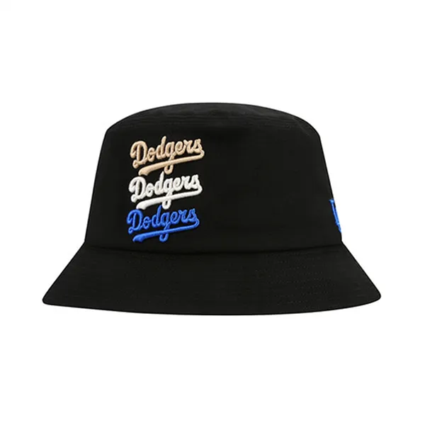 Mũ MLB Logomania Bucket Hat La Dodgers 32CPHI111-07L Màu Đen Size 57 - Mũ nón - Vua Hàng Hiệu