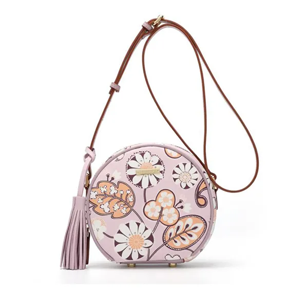 Túi Venuco Trống Tròn Trơn S394 - Tím Camila - P23S394