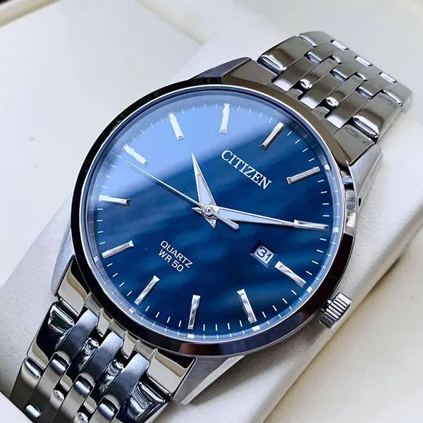 Đồng Hồ Nam Citizen BI5000-87L Màu Xanh Bạc