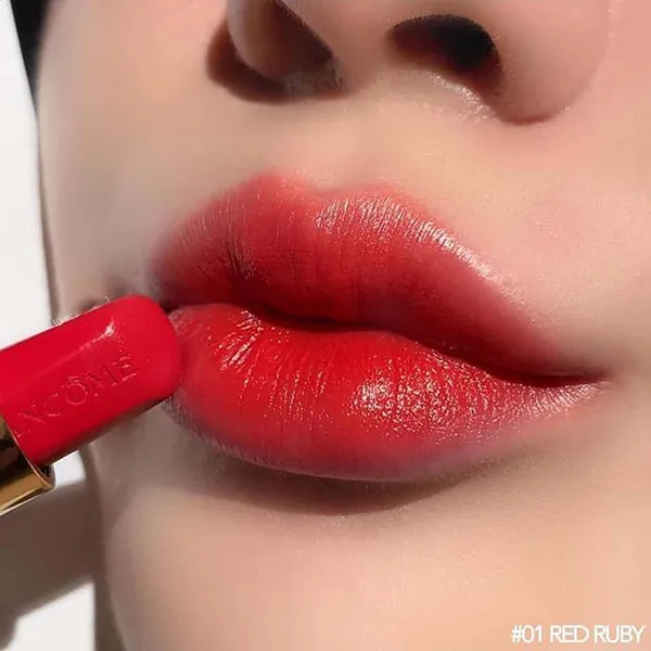 Son Lancôme L’absolu Rouge Ruby Cream Limited Edition 01 Bad Blood Ruby Màu Đỏ Ruby
