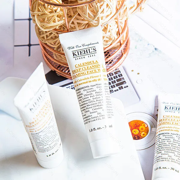Sữa Rửa Mặt Hoa Cúc Kiehl's Calendula Deep Cleansing Foaming Face Wash 30ml