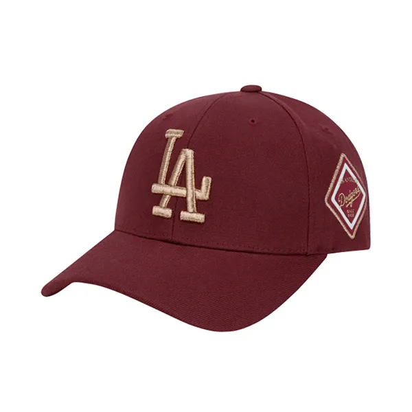Mũ MLB Diamond Structured Ball Cap La Dodgers 32CP85111-07E Màu Đỏ Đô