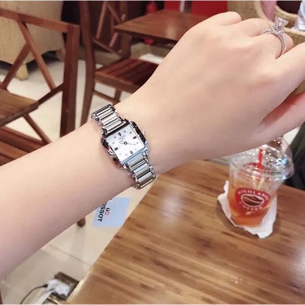 Đồng Hồ Tissot T-Trend T-Wave Mother of Pearl Diamond Ladies Watch T02.1.285.74 - Đồng hồ - Vua Hàng Hiệu