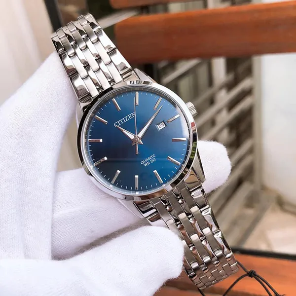 Đồng Hồ Nam Citizen BI5000-87L Màu Xanh Bạc