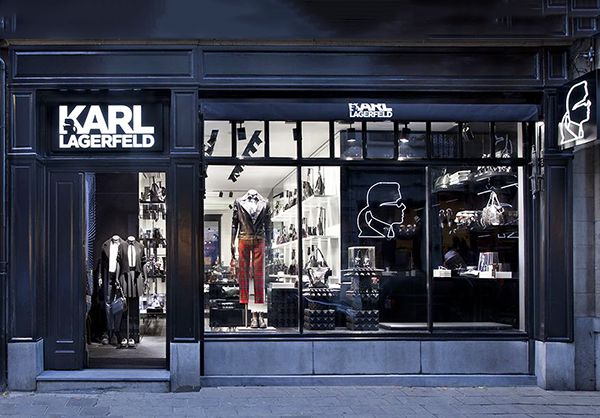 Vali Karl Lagerfeld Metallic Hardside Spinner Màu Đen Size 20 - 1
